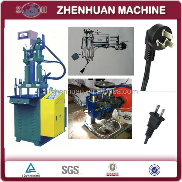 Electrical plug machine for two and three pin plugs