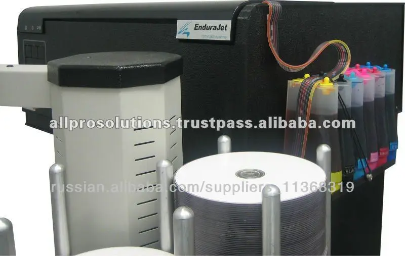 Zeus 4E CD DVD Дубликатор принтера , 4 рекордеры, EnduraJet II СНПЧ для струйных принтеров , 600 Емкость диска , встроенного ПК