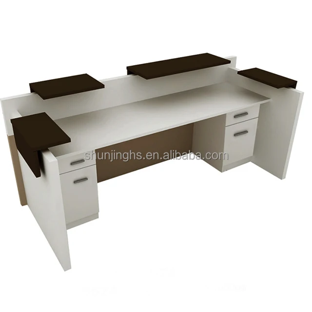 Factory Sale Customizable Modern Office Furniture Hot Selling Simple Receiving Table with Wood Material New Trend Design