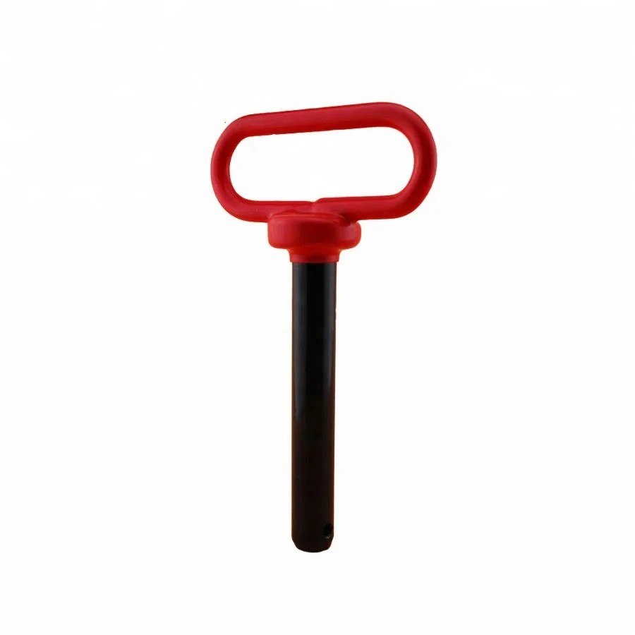 Professional manufacture tractor red head hitch pin with clip pin