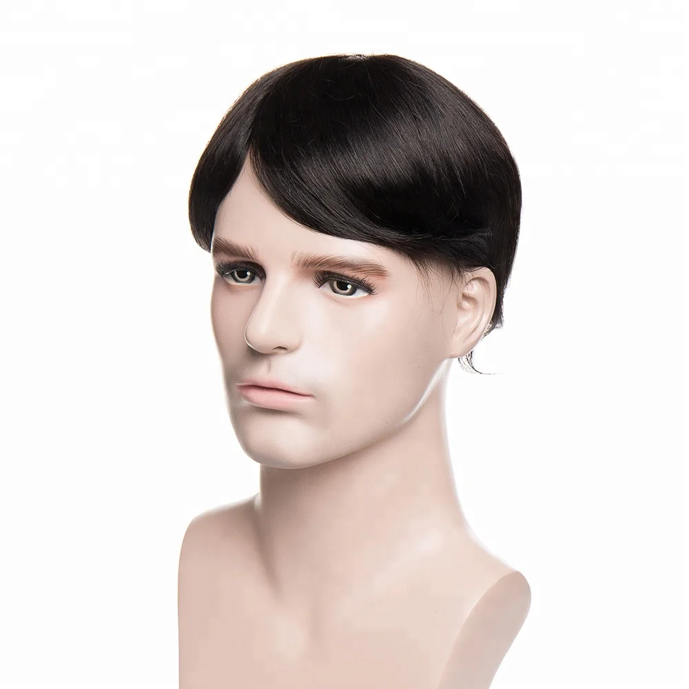 Super Thin Skin Invisible Hairline Hair Replacement Toupee Mens human Hairpieces