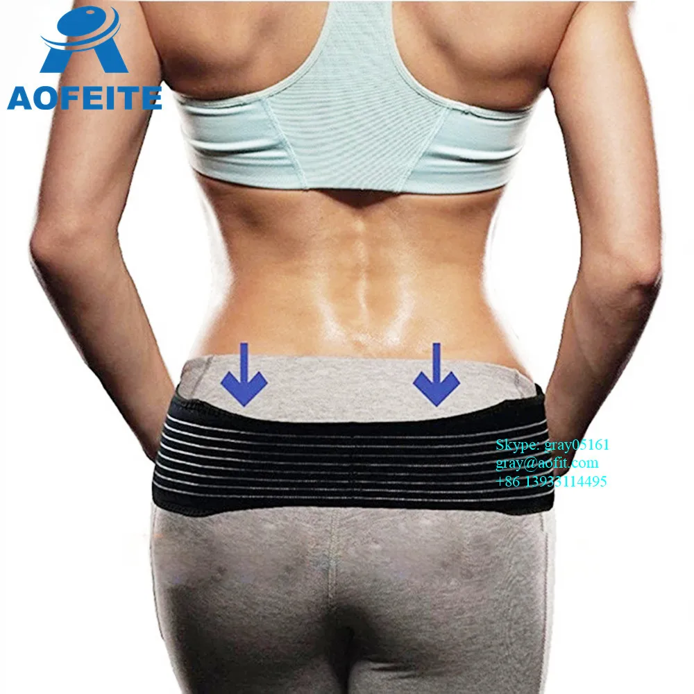 Sacroiliac Joint Support Hip Belt for Pelvic and Pain Relief - Supports the Sacroiliac Joint