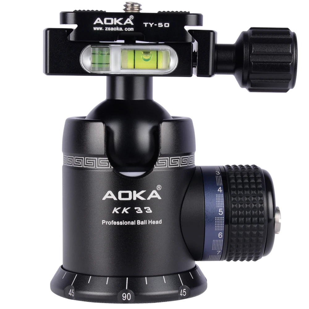 Professional aluminum alloy panoramic tipod ball head for camera