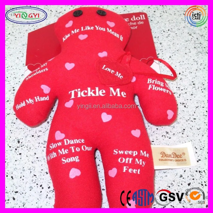 A721 забавная кукла вуду плюшевая красная игрушка брелок