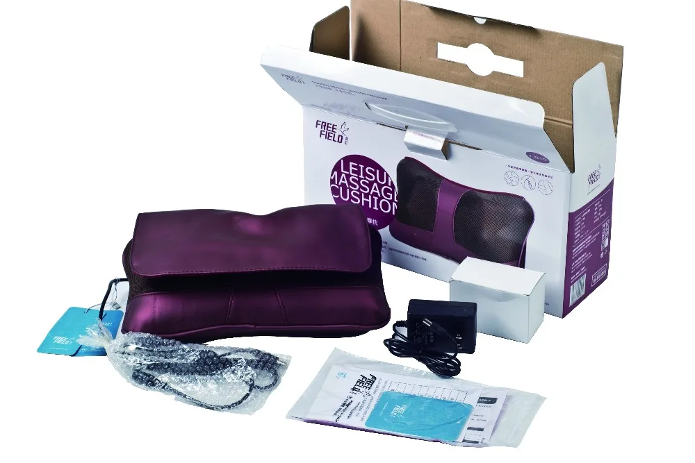 Simple Design Multipurpose Sleeping Electronic Heated Balanced Car Home Back Massage Pillow Wholesale