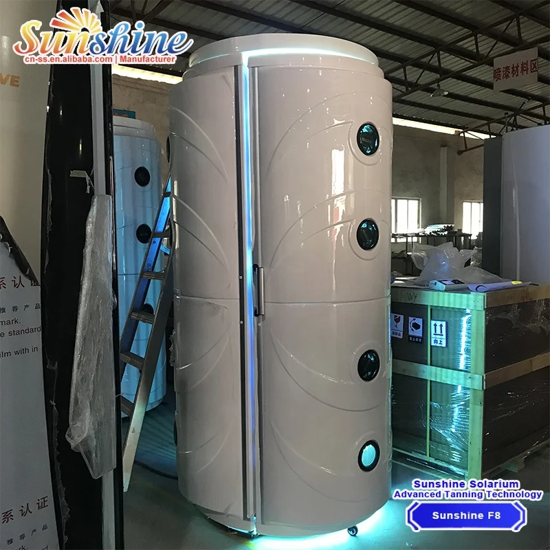 
China Factory Prices Whole Body Tanning Machine Tanning Beds Standing Solarium sunbed for skin sunbathing 
