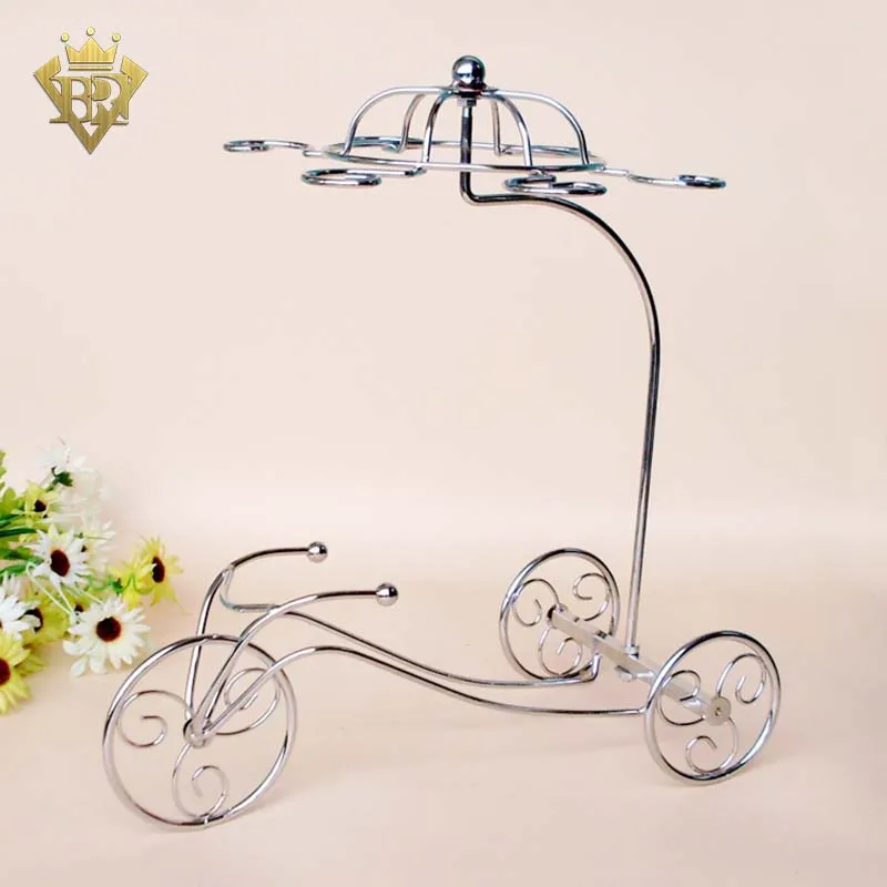 Tricycle 6 Wine Glass & Bottle Server Display Rack Organizer Stand/Red wine rack