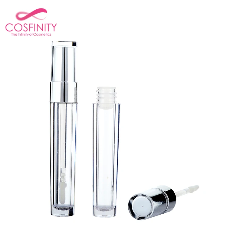 CP02-1166 eco-friendly new empty plastic cute mascara container unique fancy luxury gold lip gloss tube