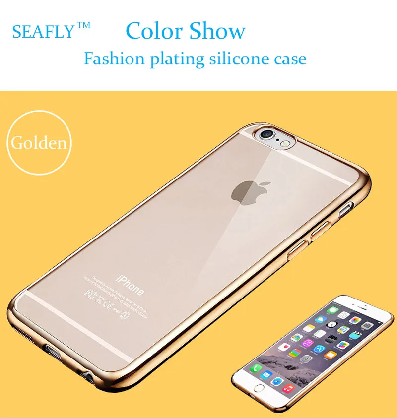 For iPhone 6s Bumper Case Slim Cases Scratch Resistant Silicon Back