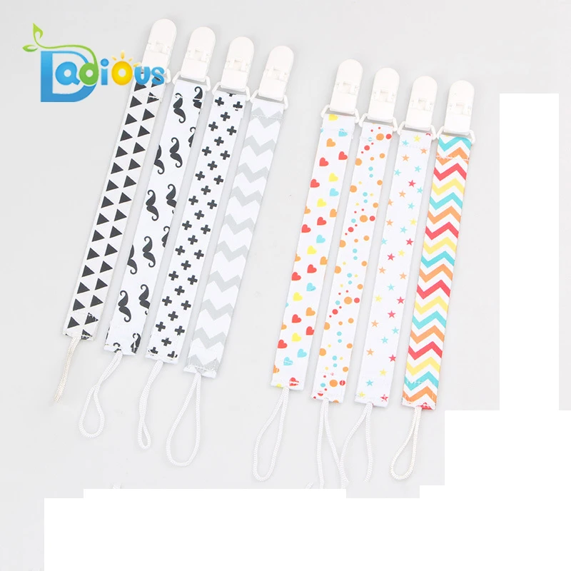 DDLG funny cute organic pacifier holder baby born dummy clip set