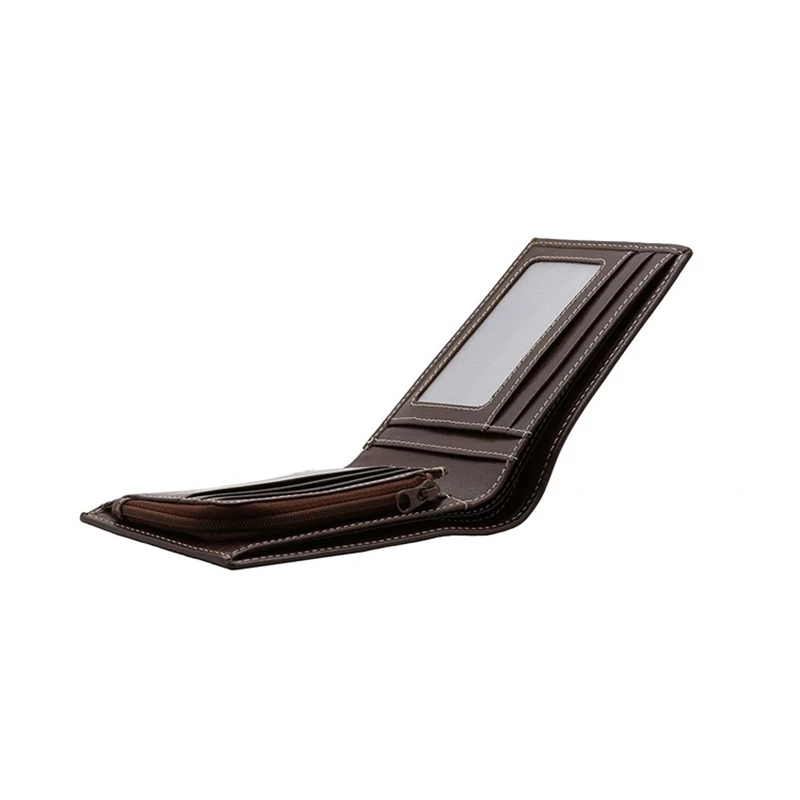 vegetable tanned cow genuine leather wallet wallet men bifold cow wallet for man
