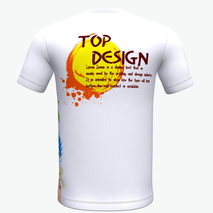 Hot Sale  Clothing Sublimated Custom T-shirt Printing Manufacturer