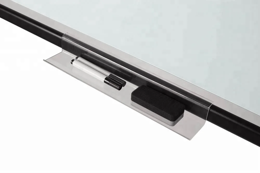 
2021 Double Side Use Magnetic Glass Whiteboard with Holder Stander 