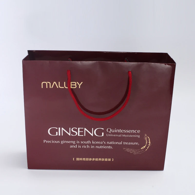 Elegant Gift Custom Size Gold Print Color Flat Handle Art Paper Bags Hair Foldable Cheap Printed Shopping Recycle Bag