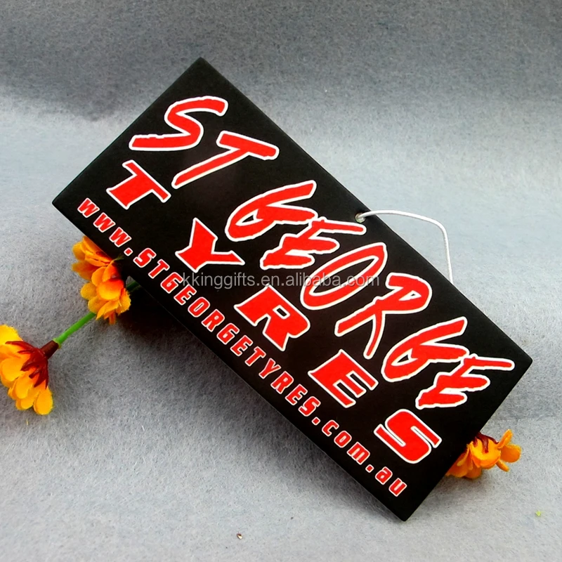 Custom made wholesale OEM airfreshner for car hanging air freshener paper