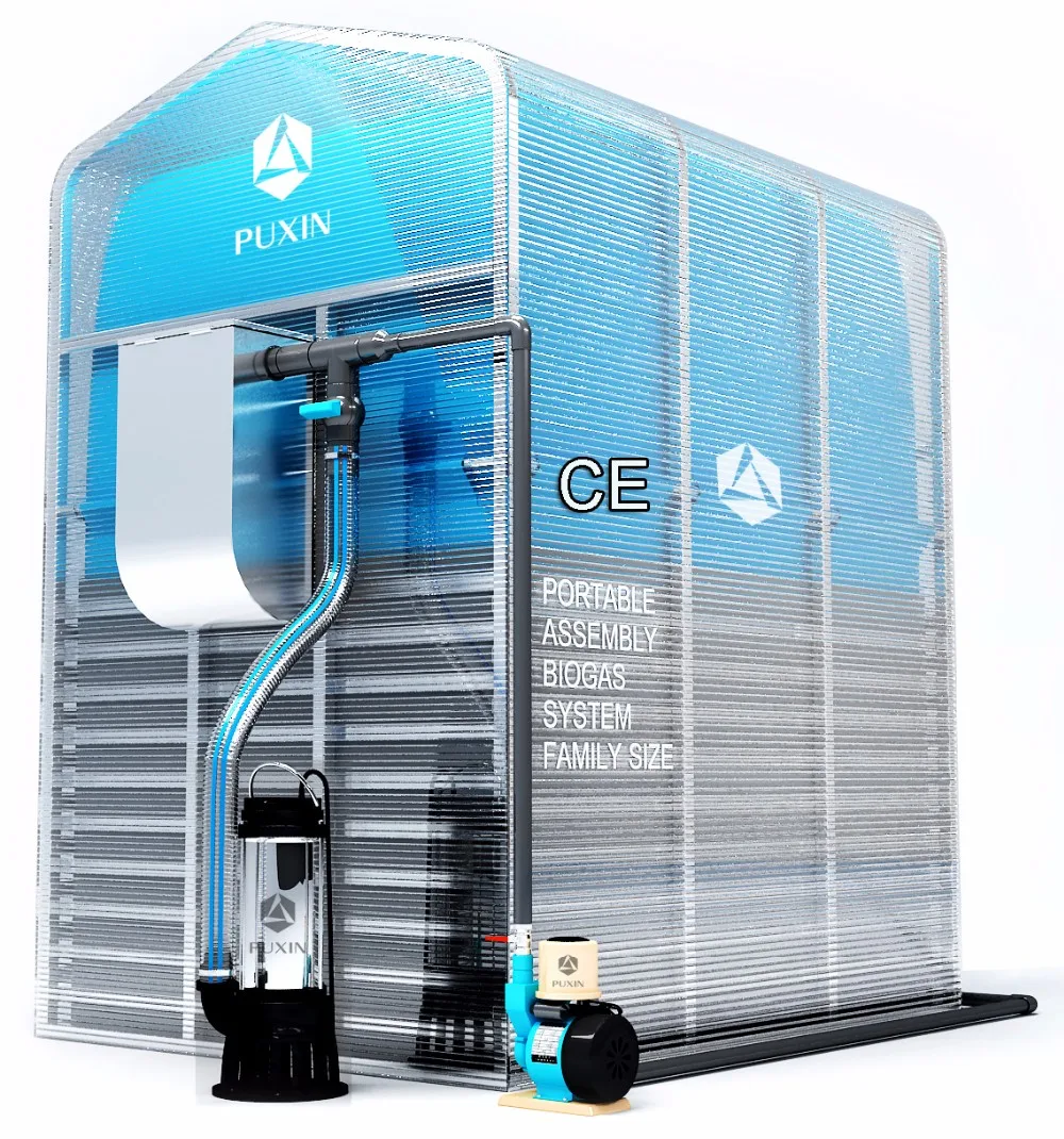 
portable PUXIN pvc biodigester tank for cooking fuel 