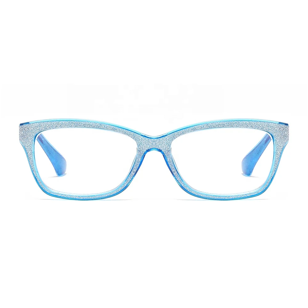 Fashion Multifocal Rhinestone Blue Light Blocking Reading Glasses Eye Glasses for Reading