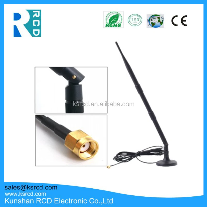 2.4 ГГЦ Беспроводной WI-FI Внешняя Антенна 3DBI 2400 МГЦ Кнут Антенны WiFi Для Android