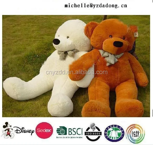 plush teddy bear big size 5ft/giant teddy bear/Giant White Teddy Bear Plush 120cm Pretty Big Bear For Sale