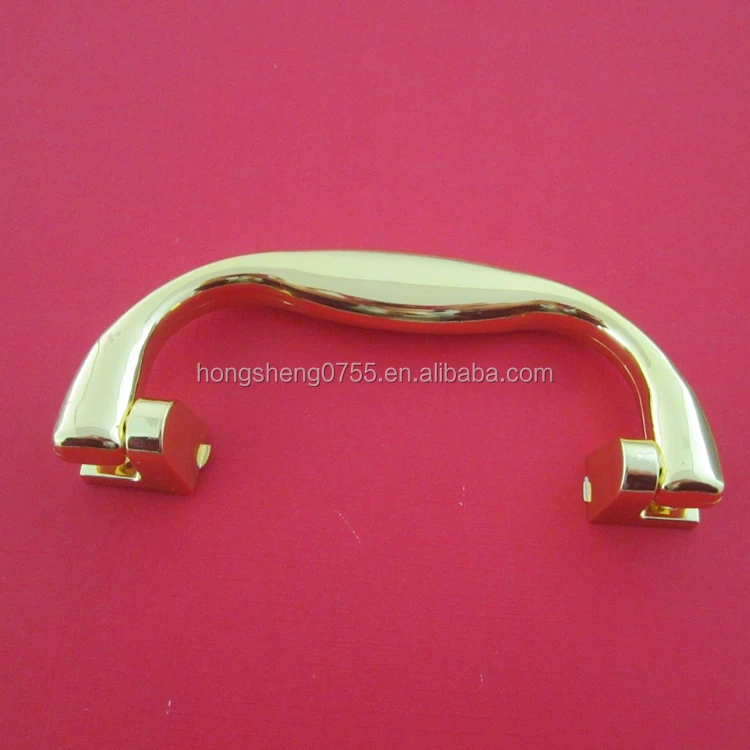 Пластиковый шкаф для мебели, ручка для чемодана золотого цвета