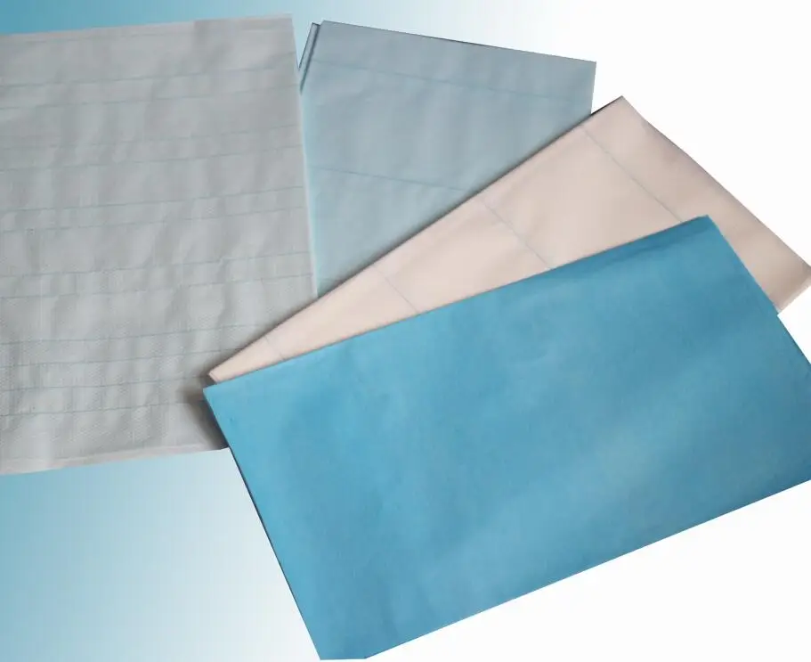 Disposable surgical bed draw sheet with and without threads