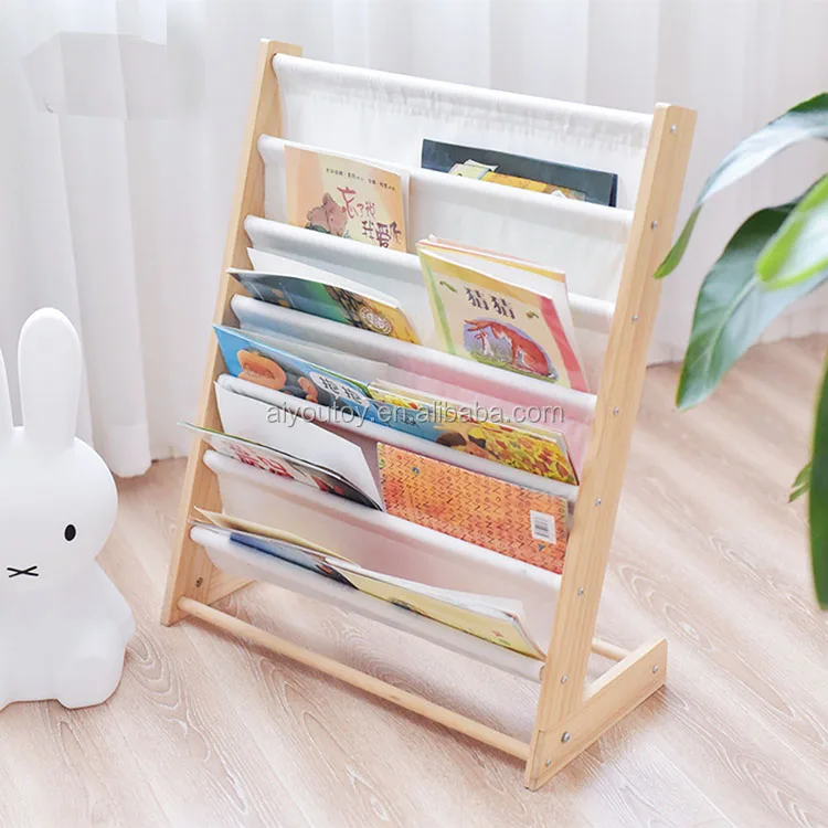 
Kids Shelf Children Bookcase Magazine Rack Bookshelf Children Play Shelf 