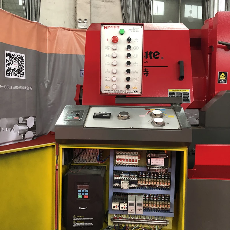 NST-9050 вертикальный токарный станок с Heavy Duty Рабочий стол металлическая пила для резки ленточная пила для резки