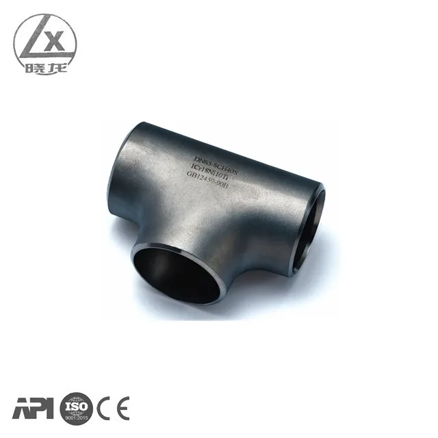 ASTM A403 WP304L SCH40 Stainless Steel Pipe Fittings Steel Tee