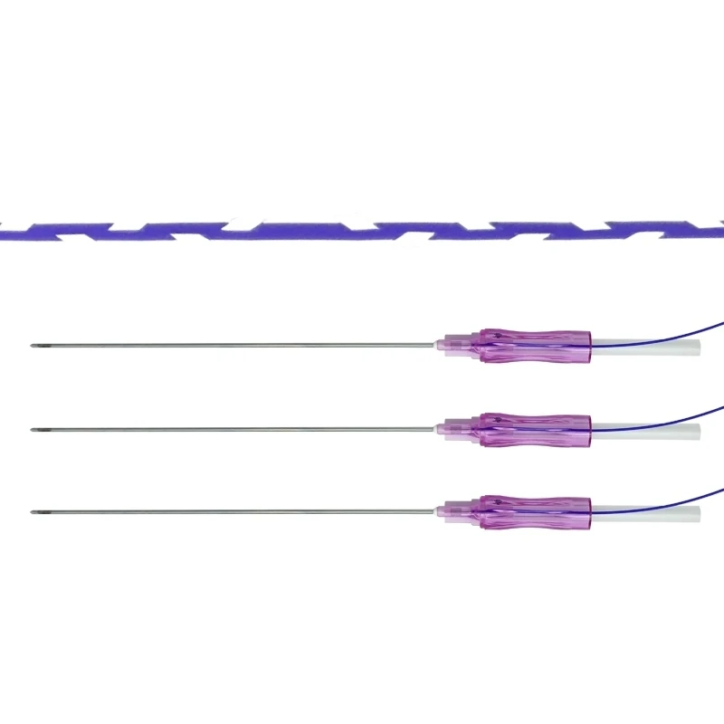 SUPERLIFT Face lifting PDO thread Cog 4D 6D Molding Cog blunt needle