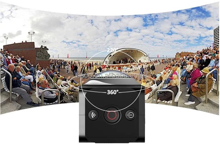 360 Panoramic DV VR 360 Action Camera Remote with Wifi mini Sports Camera 360 panoview camera