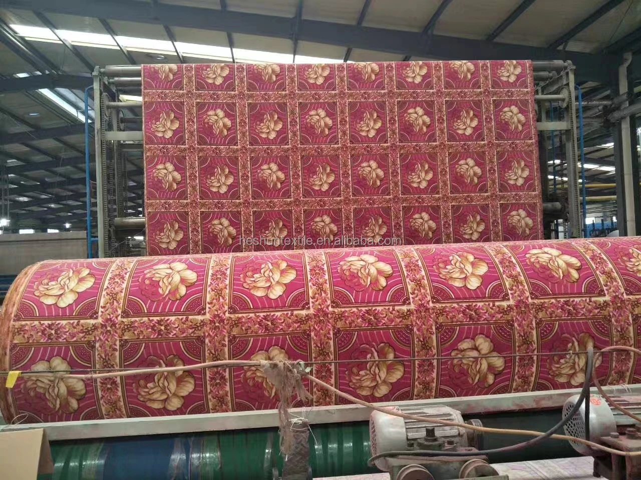 Persian design printed mosque masjid prayer carpet in roll