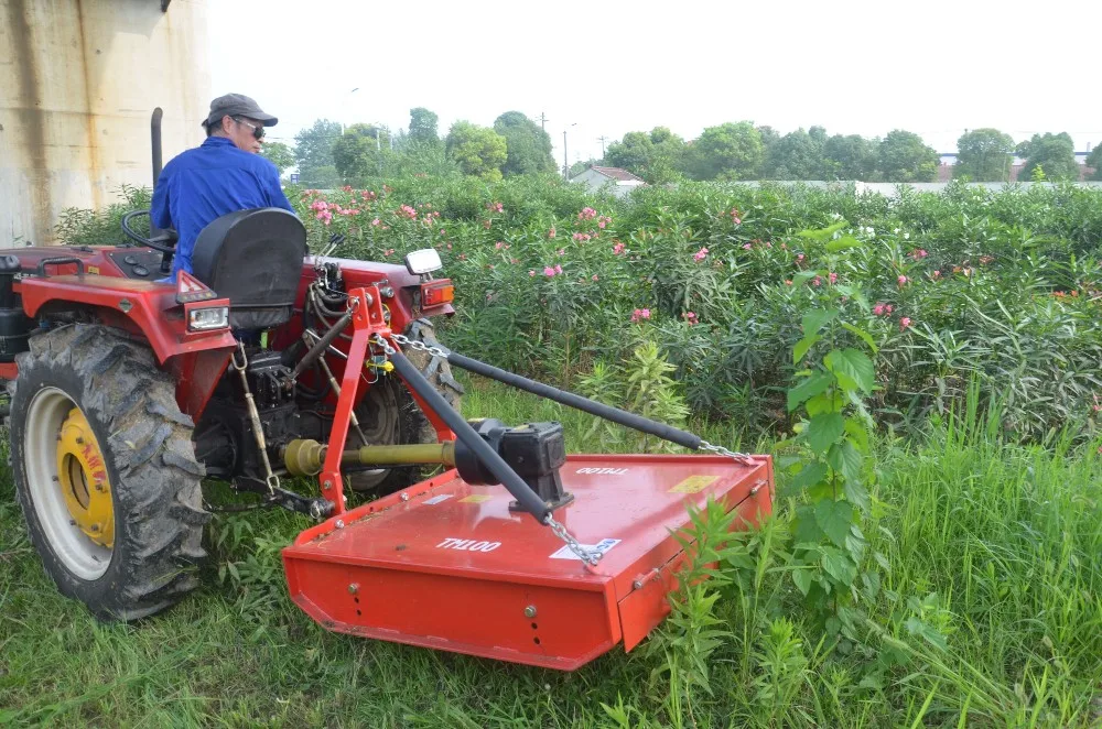 Agro machinery China compact tractor rotary brush mowers for sale