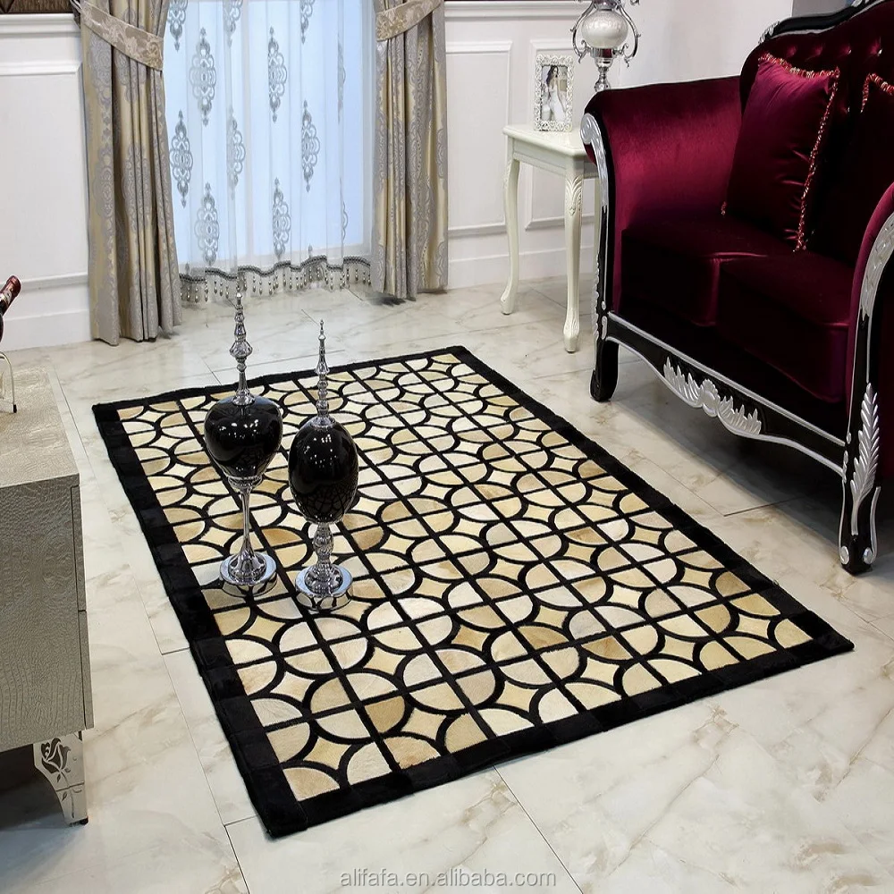 Colorful Brazil cowhide rug door entrance mat with best price