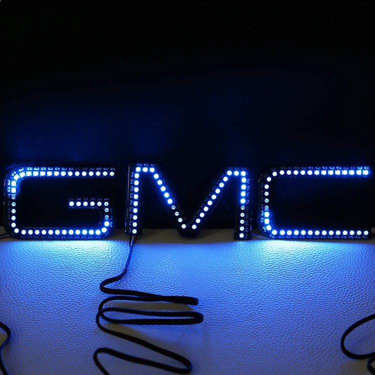 High quality SK6812 led badge light chasing angel eyes led halo rings for GMC