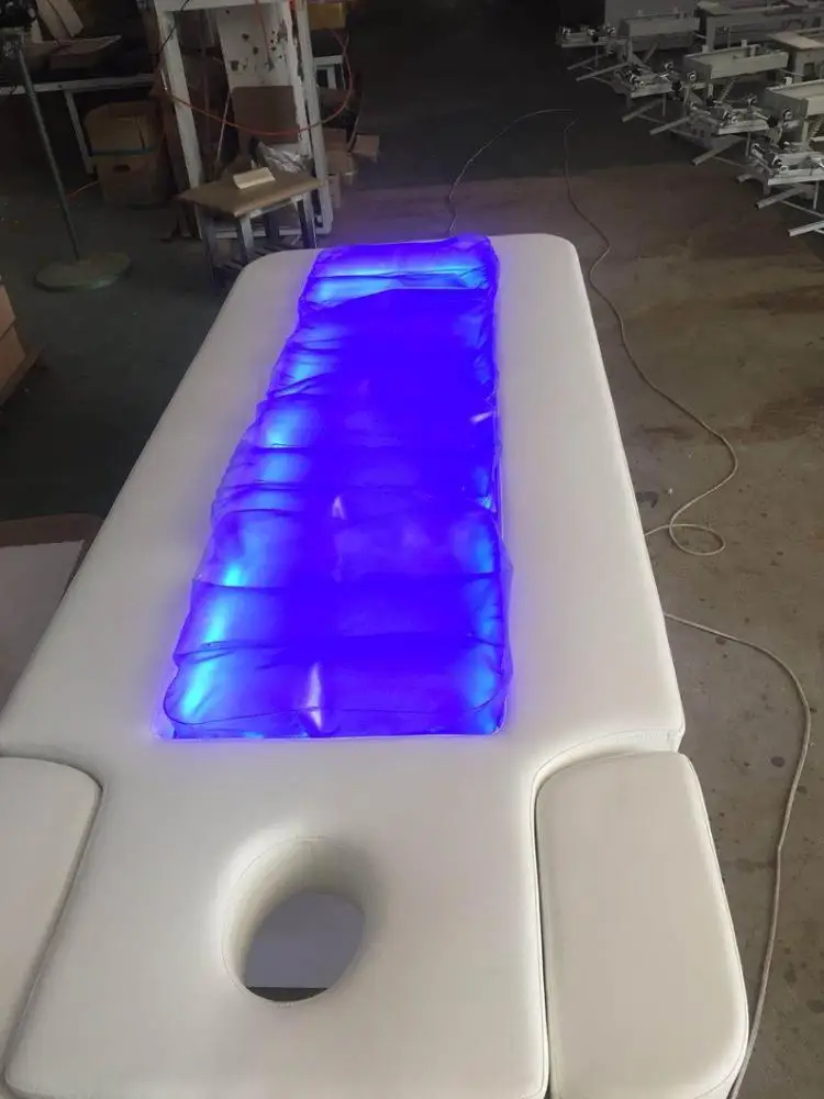 2018 luxury electric water massage bed facial table water spa bed