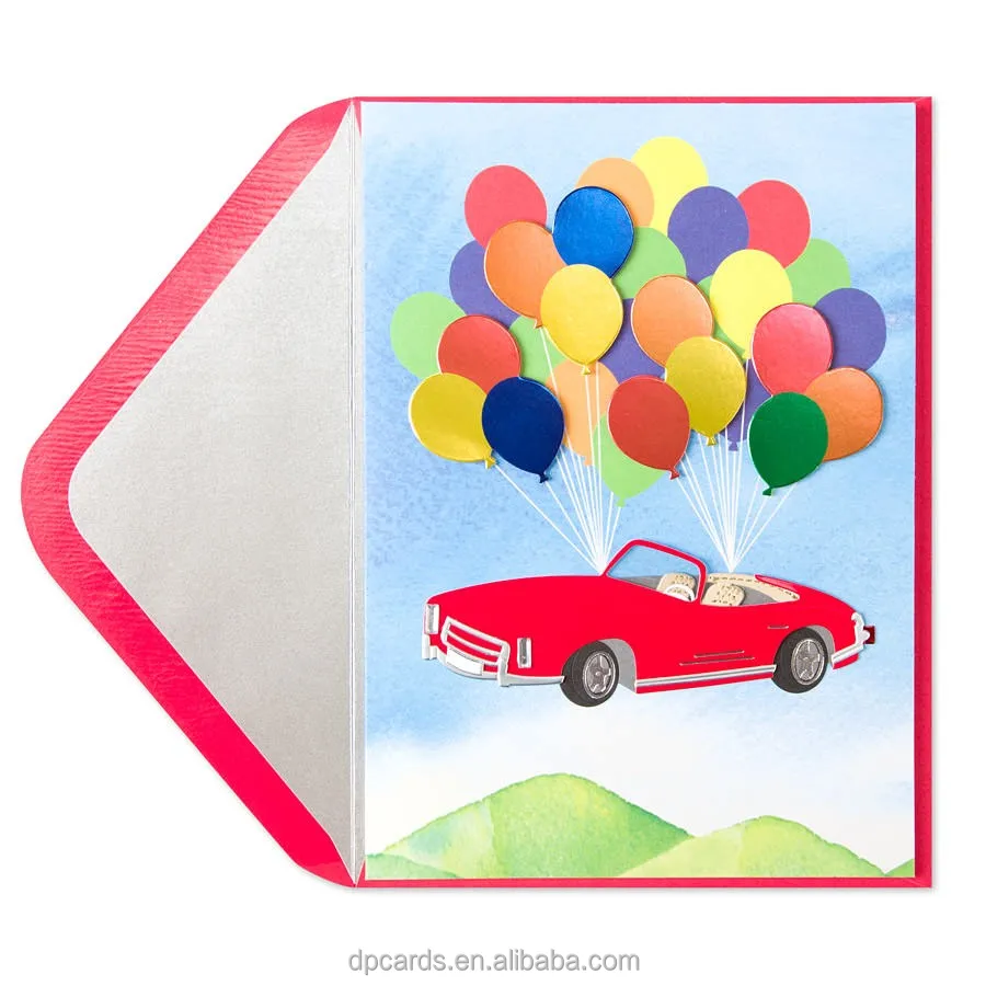 High quality best wishes happy birthday card with best price