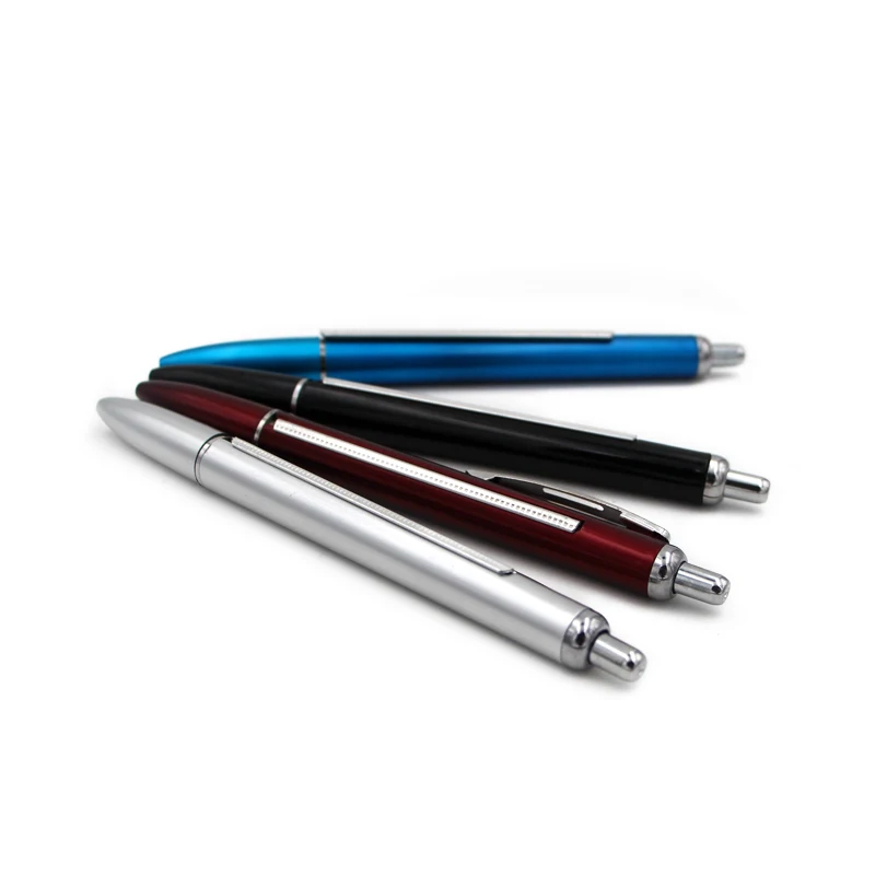 
2018 High Quality Advertising Plastic Ball Pen Customized Logo Pull Out Banner Pen 