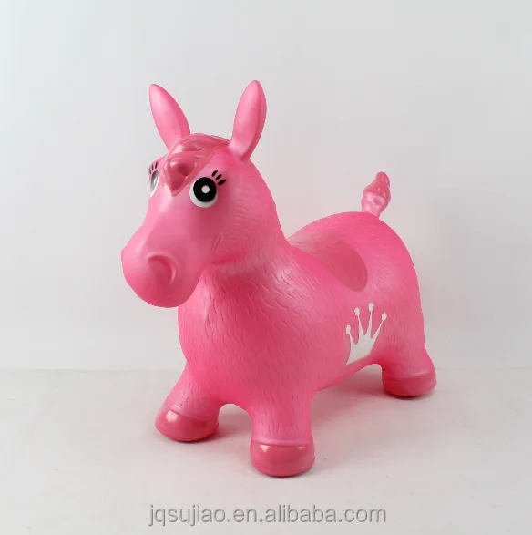 Hot sale outdoor horse Kids inflatable bouncing animal toys jumping animal Inflatable animal toys for