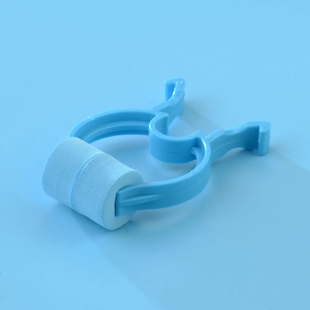 
Disposable medical breathing nose clip for pulmonary function test 