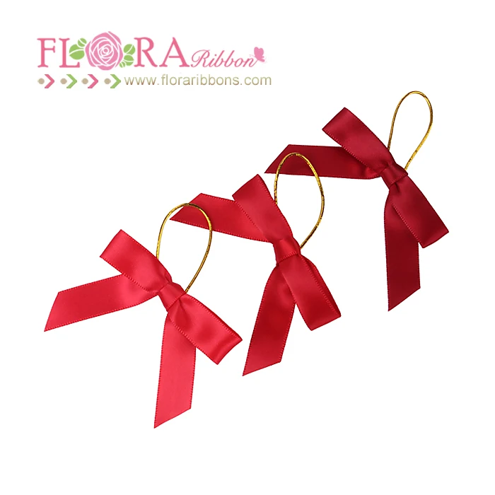 Атласная лента на заказ с эластичной петлей
