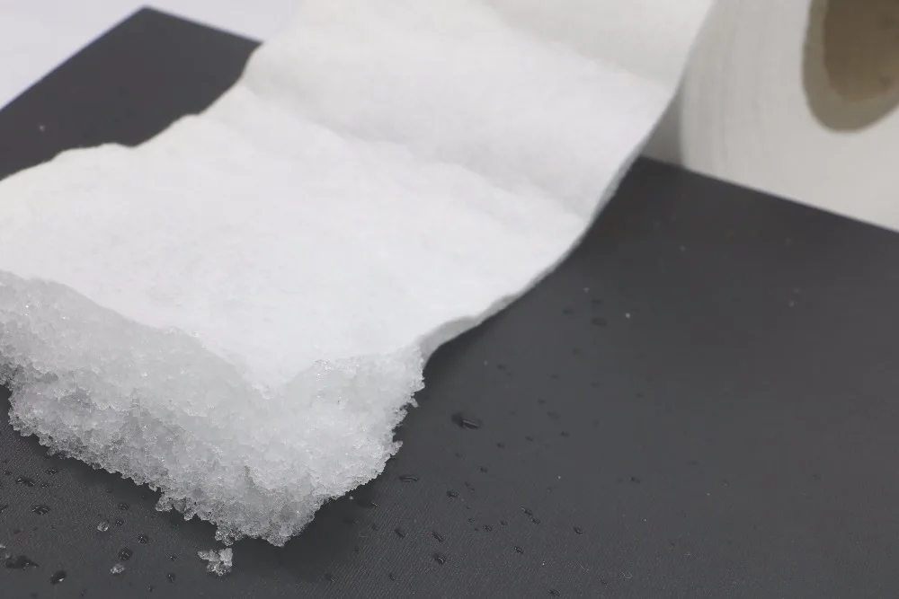 Заводской производитель, оптовая продажа, абсорбирующая бумага Airlaid SAP для впитывающего ядра для гигиенических салфеток и детских подгузников, бумага SAP