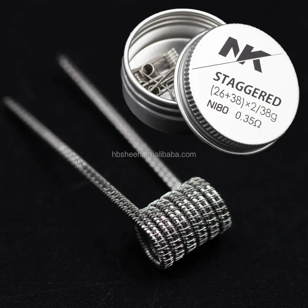 
 Высококачественная проволока для вейпа clapton NK, проволока Ni80, Проволочная катушка, проволока с расплавленной пружиной для распылителя  