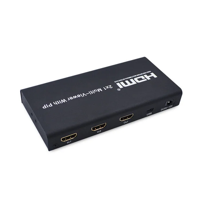 hdmi 2 port hdmi 2 x 1 multi-viewer with pip with IR picture division