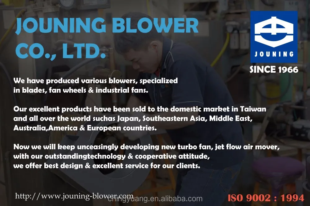 Taiwan JOUNING JUMBO Fan series JM-624 factory ventilation portable extractor fan blower