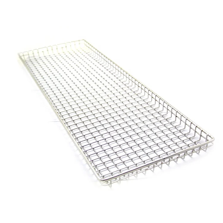 Custom-Make Stainless Steel Metal Wire Mesh Oven Baking Metal Mesh Tray