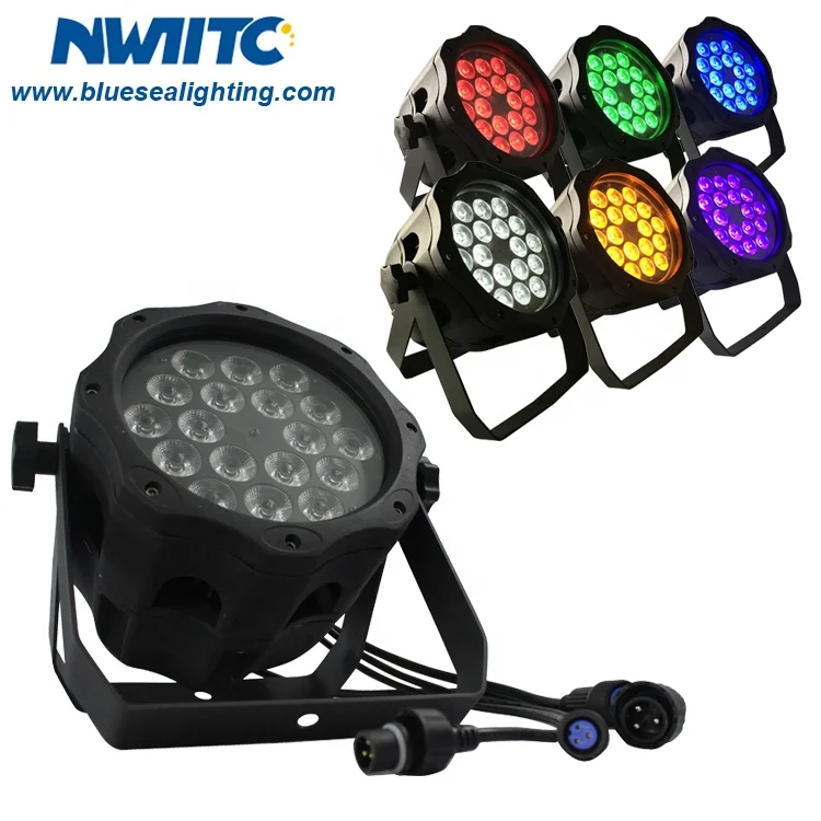 P-7 Factory price 18x18w rgbwa uv 6in1 ip65 outdoor waterproof led par light stage lights