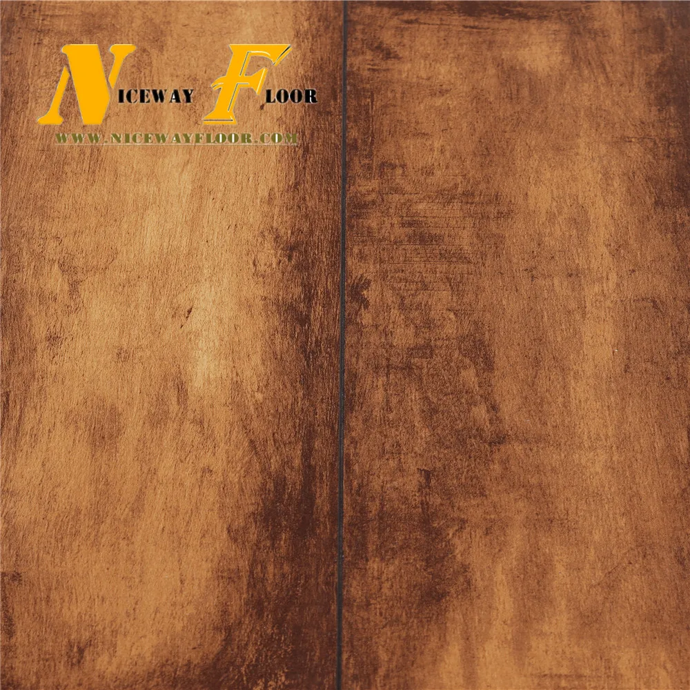 High quality 14mm walnut laminate flooring grey water resistant laminate wood flooring