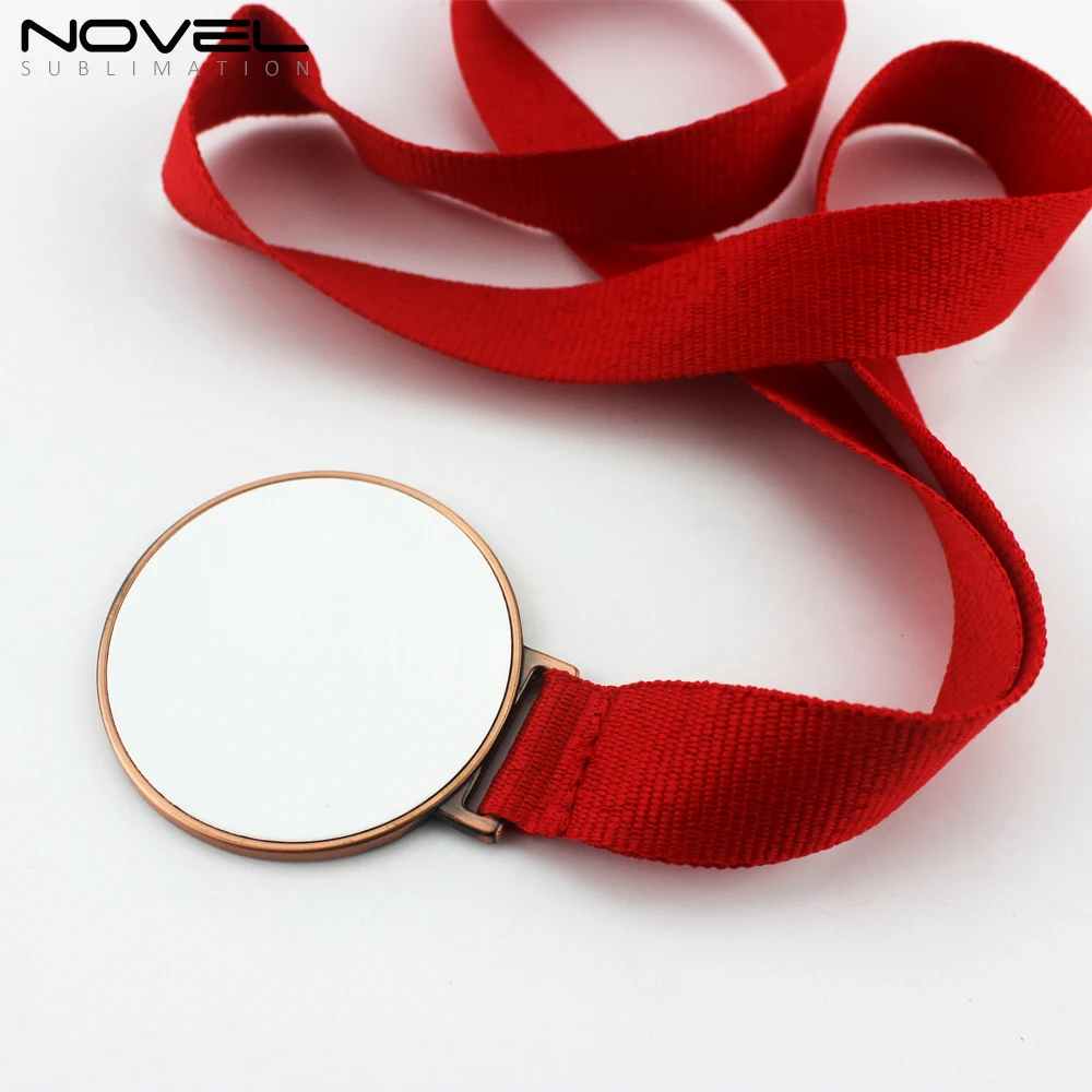 DIY Zinc Alloy Metal Souvenir Sublimation Bronze Blank Awards Medal