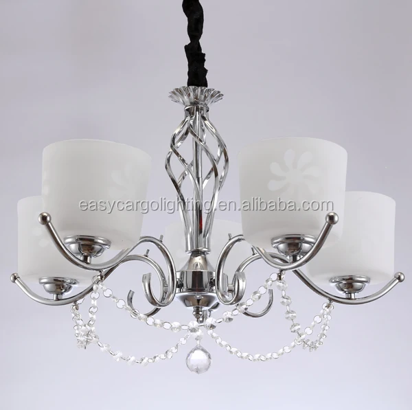 
Polished chrome and crystal chandelier/decorative modern Chandelier (FX8246-5p) 
