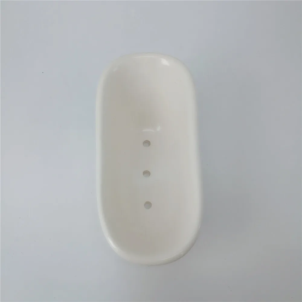 Home decoration Mini white ceramic bathtub soap dish or flower planter pot